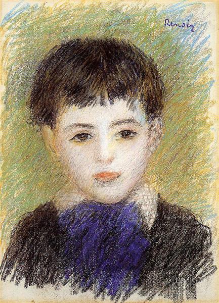 Portrait of Pierre, 1889 - 1890 - 雷諾瓦