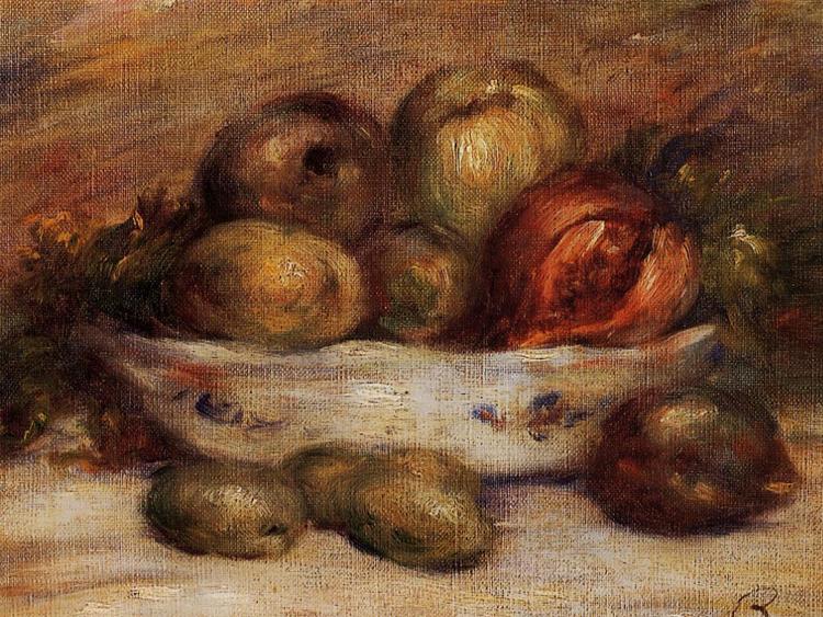Still Life with Fruit - Пьер Огюст Ренуар