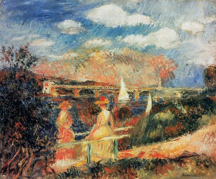 The Banks of the Seine at Argenteuil, 1880 - Auguste Renoir