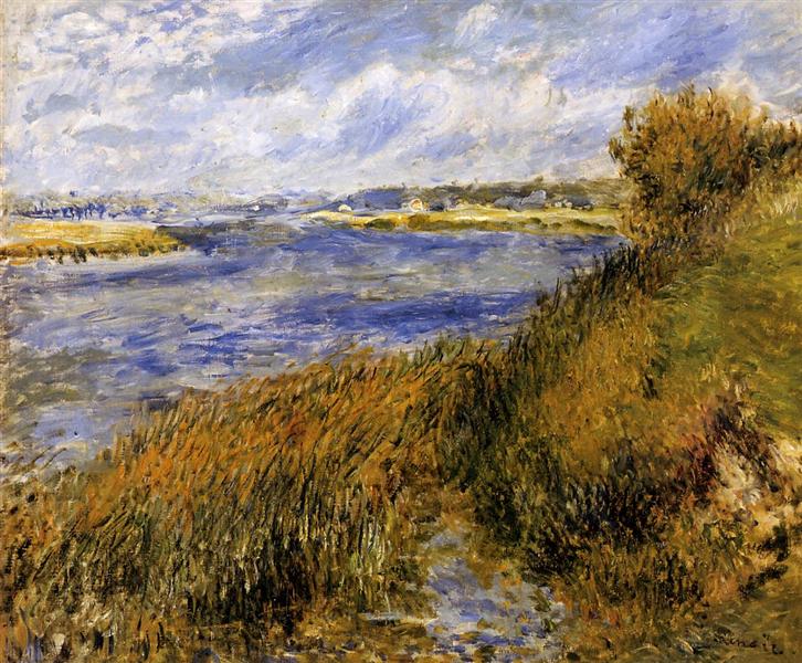 The Banks of the Seine at Champrosay, 1876 - Pierre-Auguste Renoir