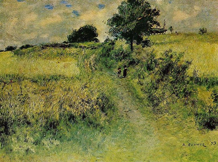 The Field, 1873 - Пьер Огюст Ренуар