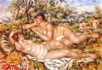 The Great Bathers (The Nymphs) - Pierre-Auguste Renoir