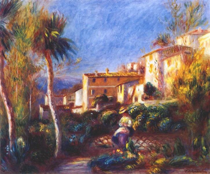 Villa de la poste at cagnes, 1903 - Auguste Renoir
