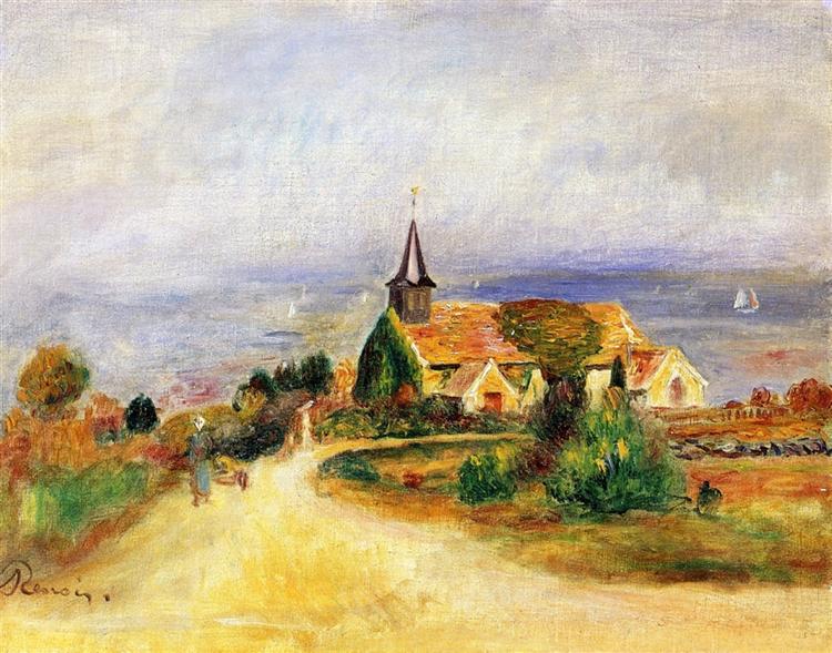 Village by the Sea, c.1880 - 1889 - Pierre-Auguste Renoir