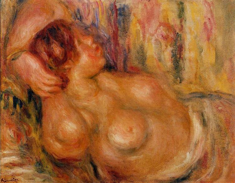 Woman At the Chest, 1919 - 雷諾瓦