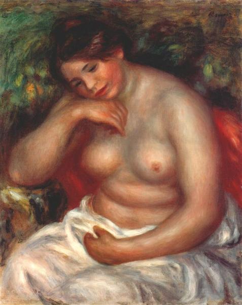 Woman sleeping, c.1900 - Пьер Огюст Ренуар