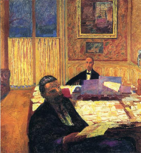 Joseph Bernheim Jeune and Gaston Bernheim de Villers, 1920 - Pierre Bonnard
