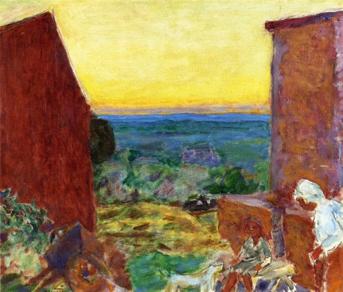 Landscape, Sunset, 1912 - Пьер Боннар