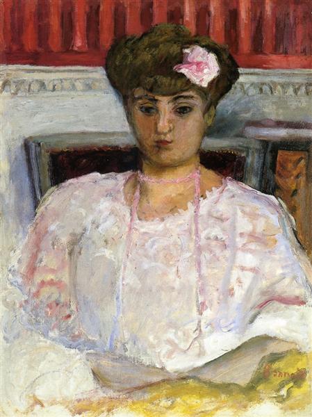 Misia with a Pink Corsage, 1908 - Pierre Bonnard