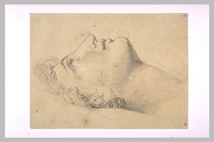 Study of the head of Andromache - Pierre-Narcisse Guerin