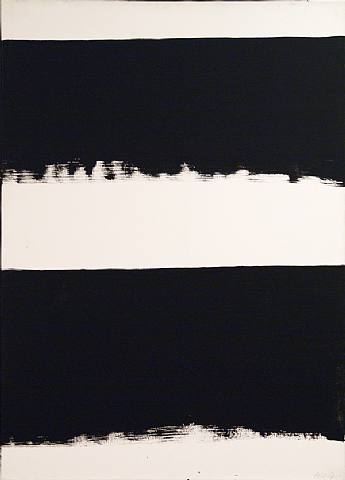 Gouache 2004 B-7, 2004 - Pierre Soulages - WikiArt.org
