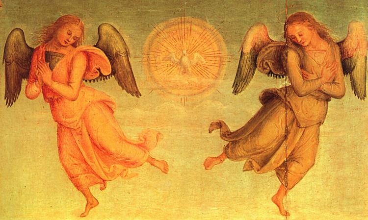 St. Augustine Polyptych (detail) - Perugino
