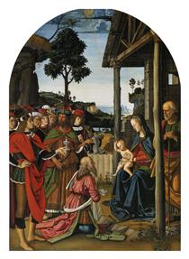 The Adoration of the Magi - Perugino