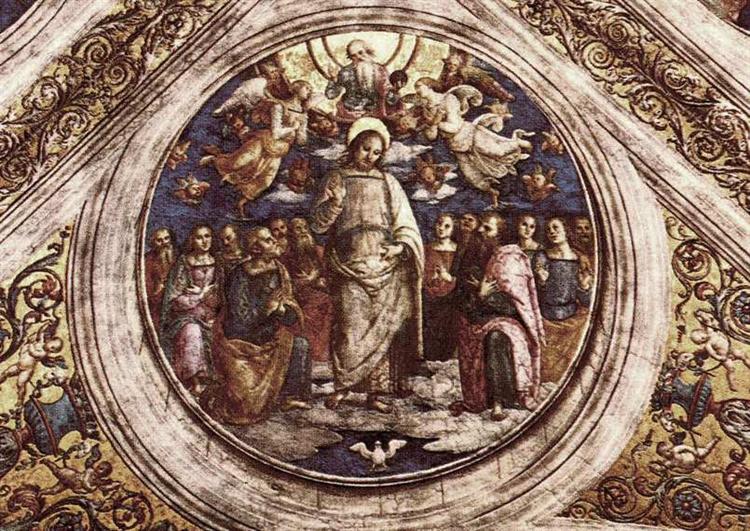 The Holy Trinity and the Apostles, 1507 - 1508 - Pietro Perugino
