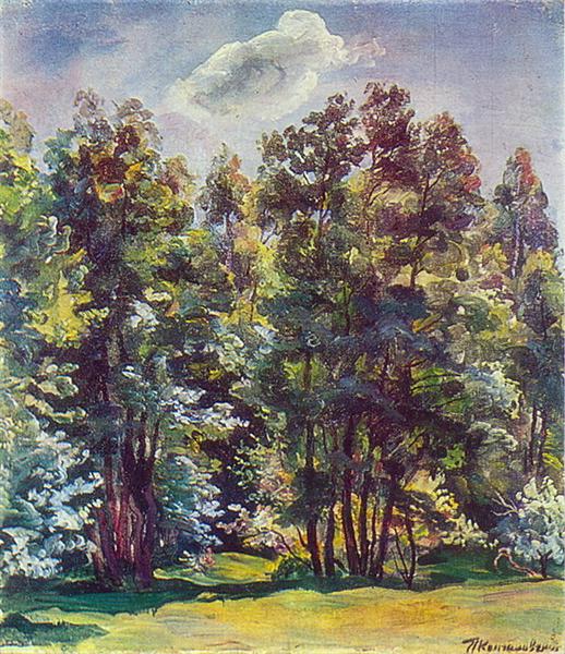Ольха против солнца, 1932 - Пётр Кончаловский