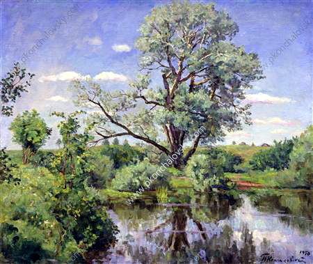 Nemtsovo. Pond., 1950 - Pjotr Petrowitsch Kontschalowski