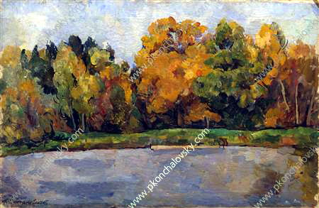 Pond, 1921 - Pyotr Konchalovsky