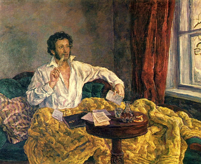 пушкин в михайловском картина кончаловский