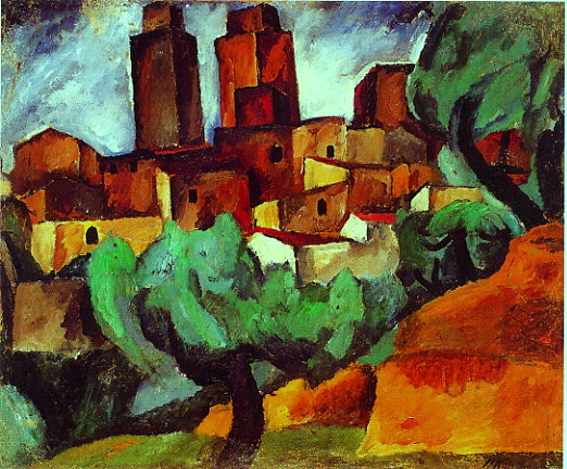 San Gimignano, 1912 - Петро Кончаловський