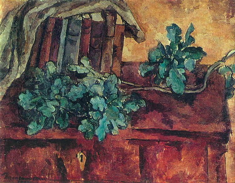 Still Life. Oak branch., 1921 - Петро Кончаловський