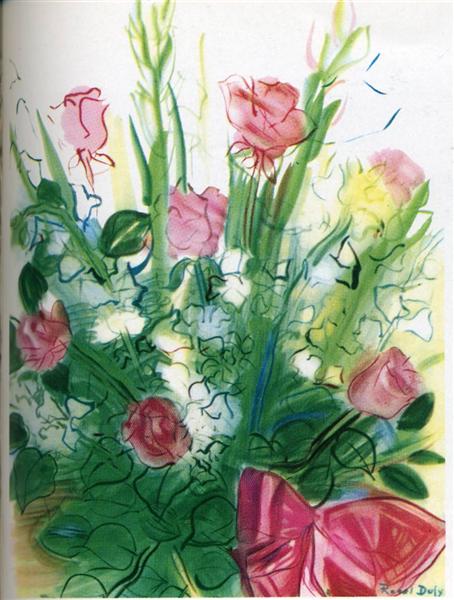Bouquet of roses - Raoul Dufy