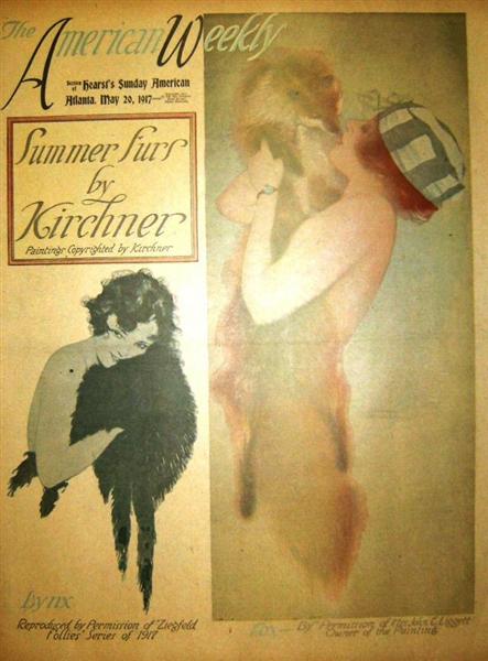 Lillian Lorraine, Hearst's Sunday American, 1917 - Raphael Kirchner