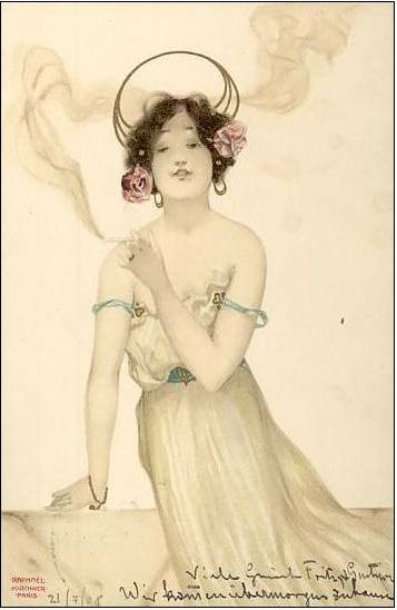 Smoking Women, 1904 - Raphael Kirchner