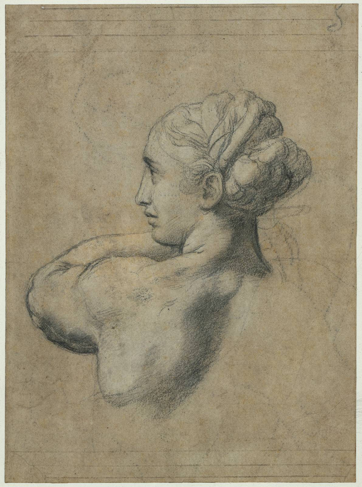 Head of a Woman, c.1517 1520 Raphael