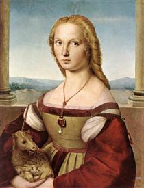 Mona Lisa (c.1503–1506) by Leonardo da Vinci and Flora (1588) by