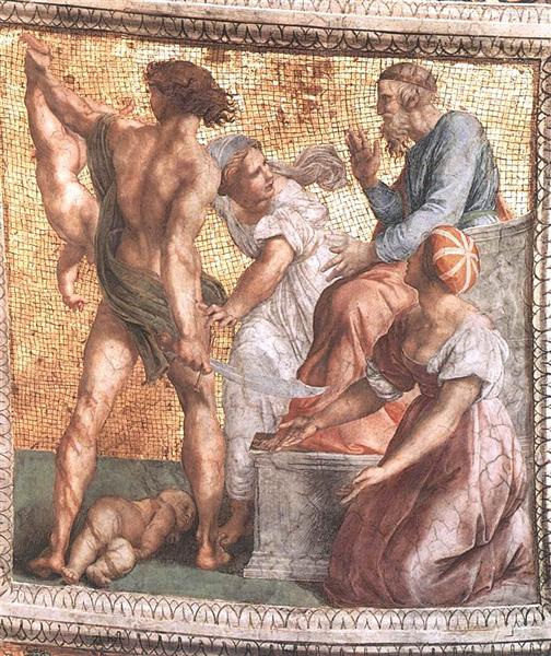 The Judgment of Solomon, 1509 - 1511 - Raphael