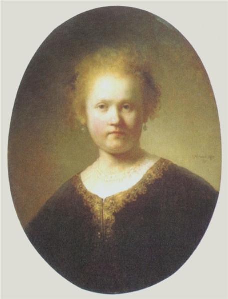Бюст молодої жінки, 1632 - Рембрандт
