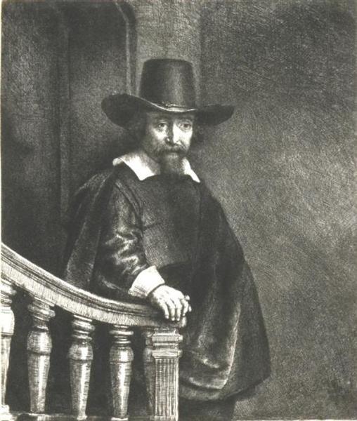 Ephraim Bonus (The Jew with the Banister), 1647 - Rembrandt