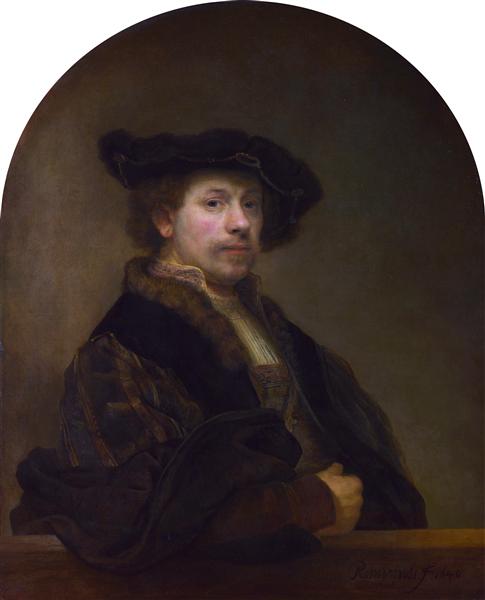 Self-portrait at the Age of 34, 1640 - Рембрандт