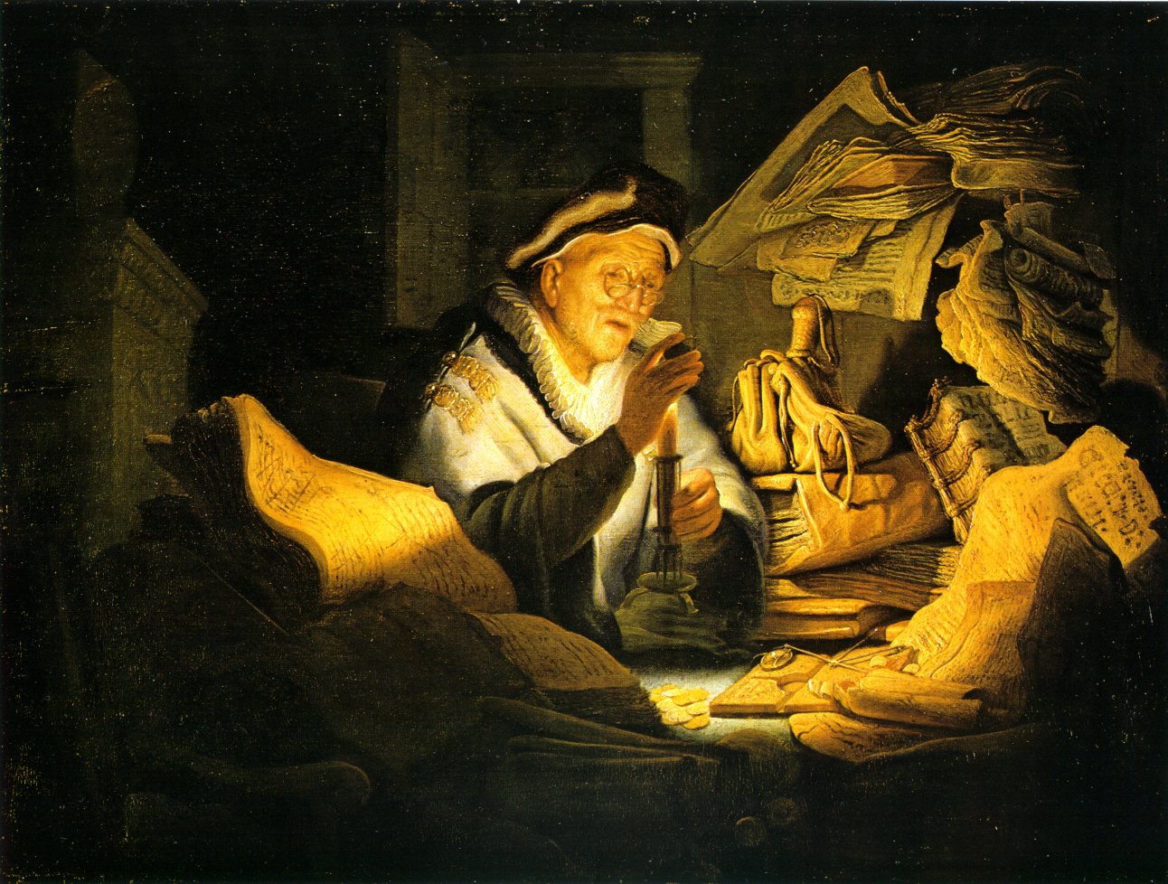 The rich fool, 1627 - Rembrandt - WikiArt.org