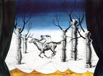 The lost jockey - Rene Magritte