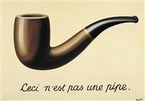 The treachery of images (This is not a pipe) - Рене Магритт