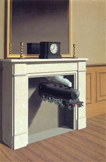 Time transfixed - Rene Magritte