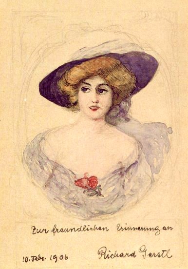 Ideal image of Trude Geiringer, 1906 - Richard Gerstl