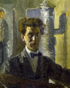 Self-Portrait in Front of the Stove, 1906 - 1907 - Ріхард Герстль