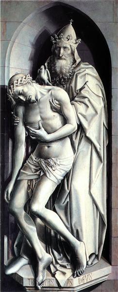 Trinity of the Broken Body, 1410 - Робер Кампен