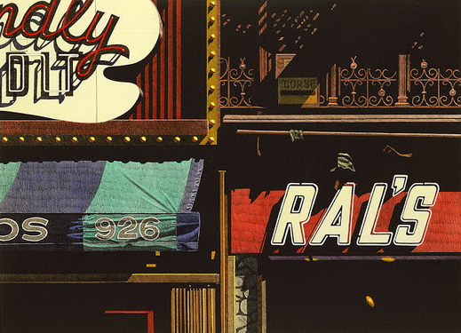 Ral's, 1983 - Robert Cottingham