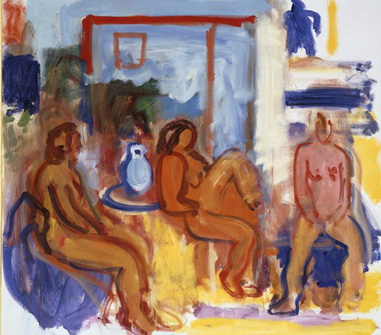 Three Nudes in Front of a Screen, 1983 - Роберт Де Ниро (старший)