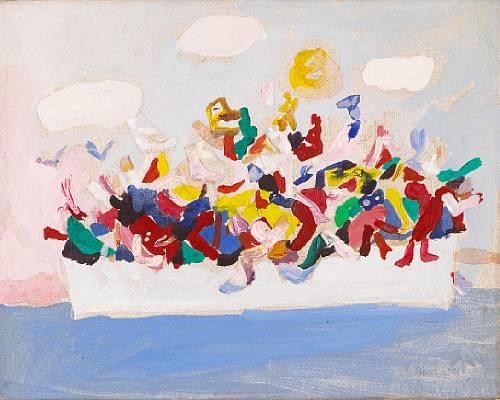 Crowded Boat II, 1963 - Роберт Гуднау
