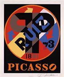 Picasso, The American Dream - Robert Indiana