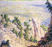 View from a Mountaintop - Robert Lewis Reid