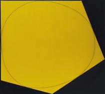 Distorted Circle within a Polygon I - Robert Mangold