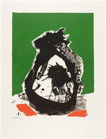 Untitled B (From The Basque Suite) - Robert Motherwell