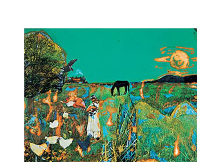 Profile.Part I, The Twenties. Mecklenburg County, Sunset Limited, 1978 - Romare Bearden