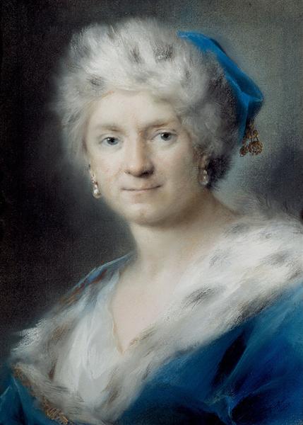 Self-Portrait as Winter, 1731 - Rosalba Carriera