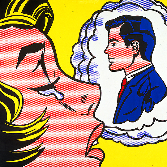Thinking of him, 1963 - Roy Lichtenstein